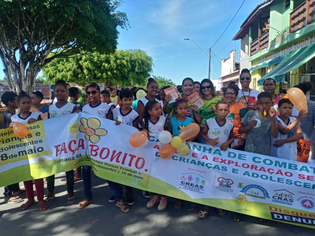 Camacã: Mobilização de combate ao abuso e exploração sexual de crianças e adolescentes alcançou sede e distritos